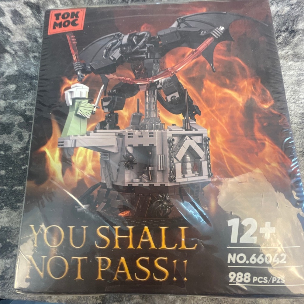 TOK MOC Balrog vs Gandalf Building Set Lord of the Rings 988 Pcs New Sealed